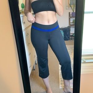 Champion Doubly Dry Blue Band Workout Leggings